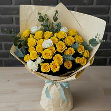 Букет цветов из:  Розы #REPLACE_PRED# Комсомольске-на-Амуре