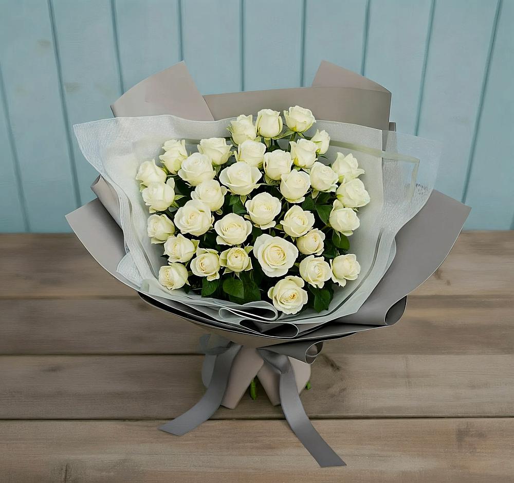 Букет Белоснежная нежность в Комсомольске-на-Амуре