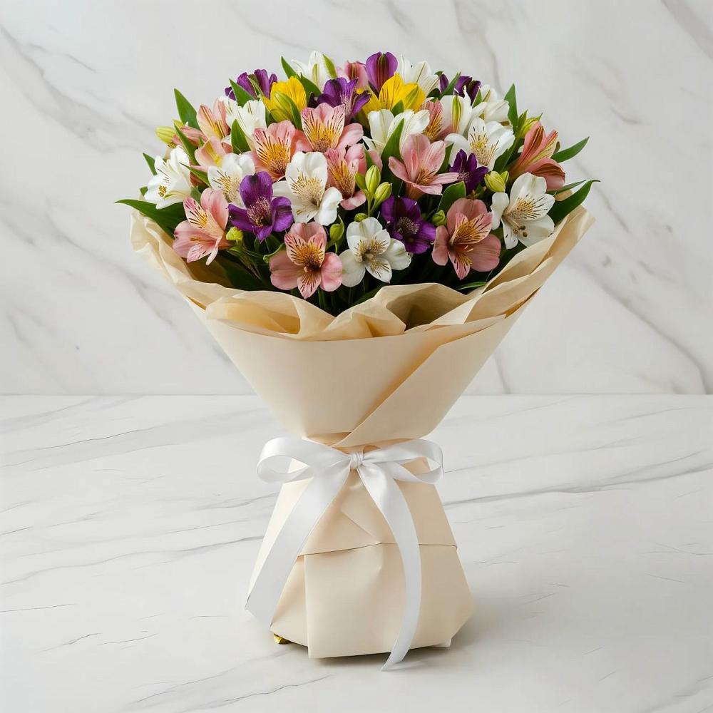 Букет цветов из: Альстромерии в Комсомольске-на-Амуре