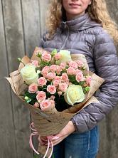 Букет цветов из:  Розы в Комсомольске-на-Амуре