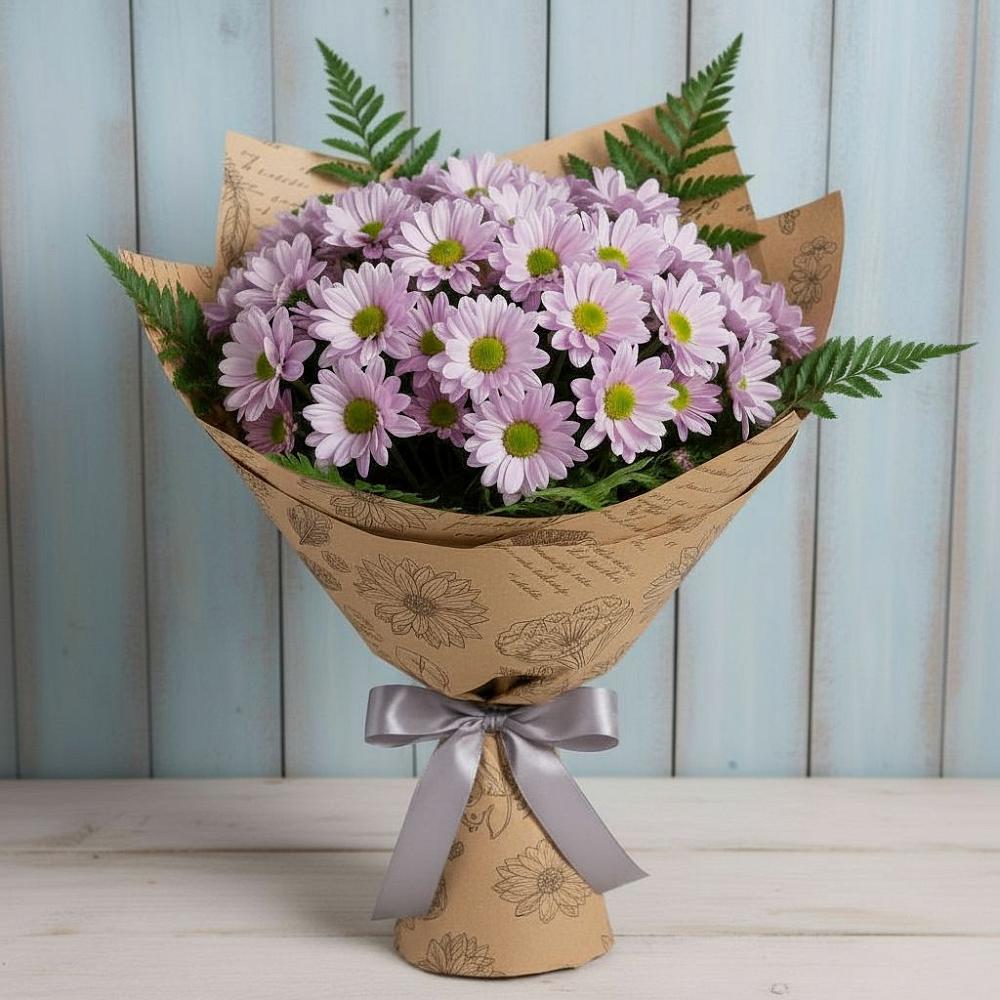 Букет цветов из: Хризантемы в Комсомольске-на-Амуре