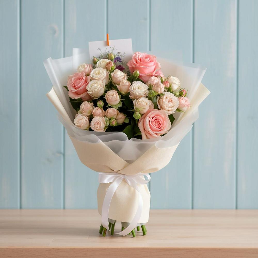 Букет цветов из: Розы в Комсомольске-на-Амуре