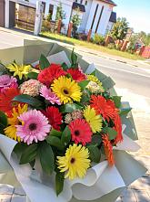 Букет цветов из:  Герберы #REPLACE_PRED# Комсомольске-на-Амуре