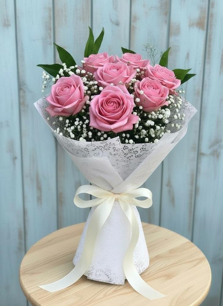 Букет цветов из: Розы в Комсомольске-на-Амуре