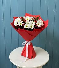 Букет цветов из:  Хризантемы в Комсомольске-на-Амуре