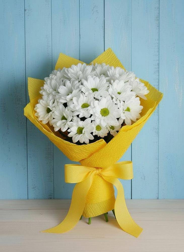 Букет цветов из: Хризантемы в Комсомольске-на-Амуре