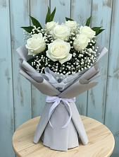 Букет цветов из:  Розы в Комсомольске-на-Амуре