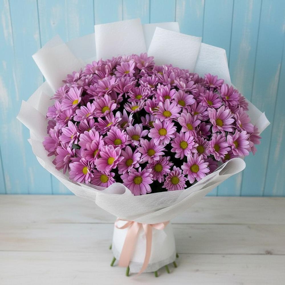 Букет цветов из: Хризантемы в Комсомольске-на-Амуре