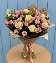 Букет цветов из:  Розы в Комсомольске-на-Амуре