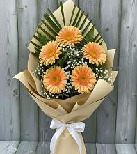 Букет цветов из:  Герберы в Комсомольске-на-Амуре